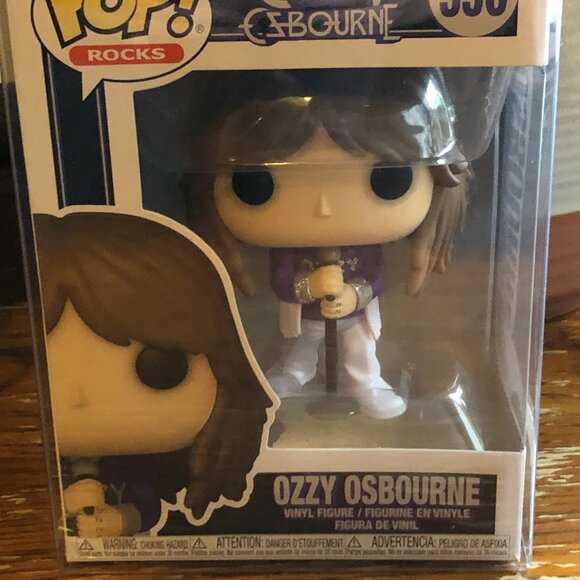 Vaulted Exclusive Ozzy Osbourne Purple Fringe Funko Pop Rocks #332 - Picture 6 of 6